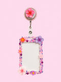 Tropical Blossom Badge Holder