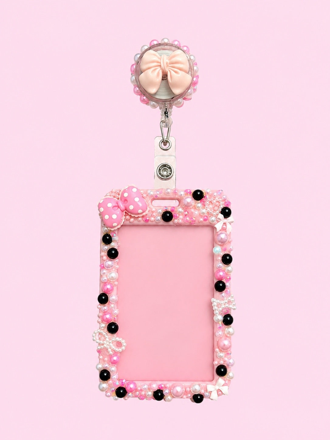 Coquette Girly Badge Holder